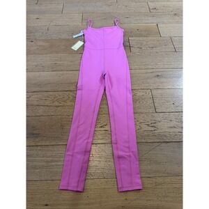 Wilfred Free Divinity Romper Bodysuit Jumpsuit 2XS XXS Bubble Pink Rose NWT